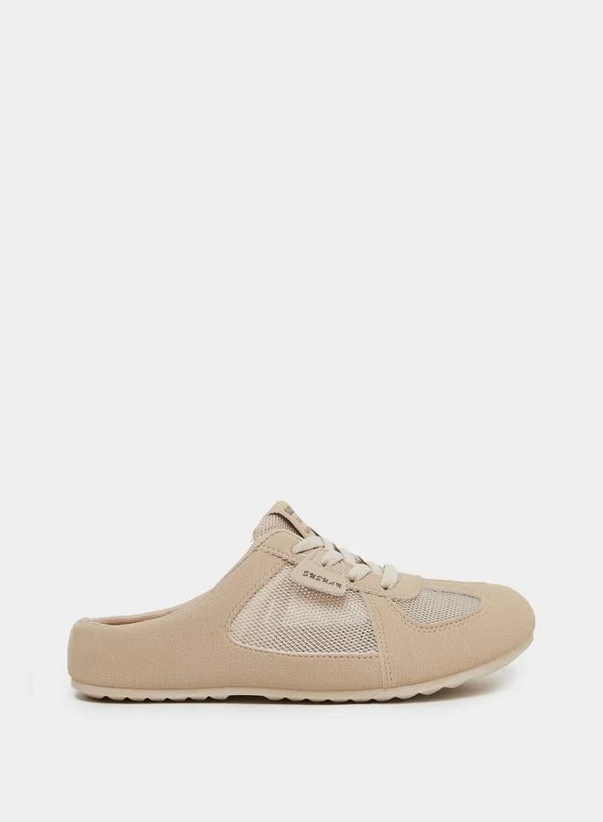 Casual Slip On Shoes Beige