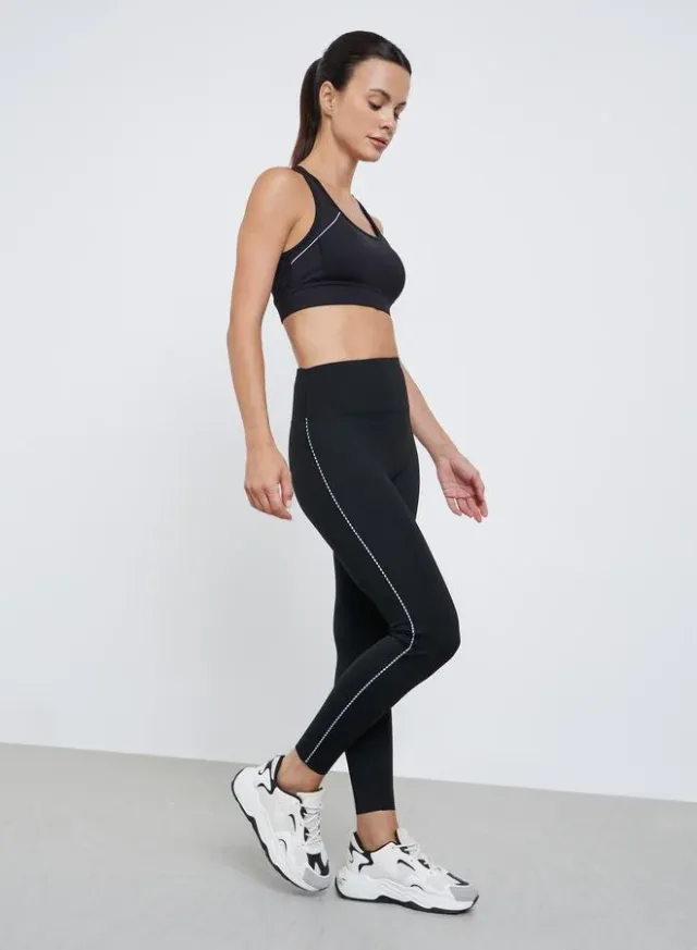 Contrast Side Piping Leggings – image 3
