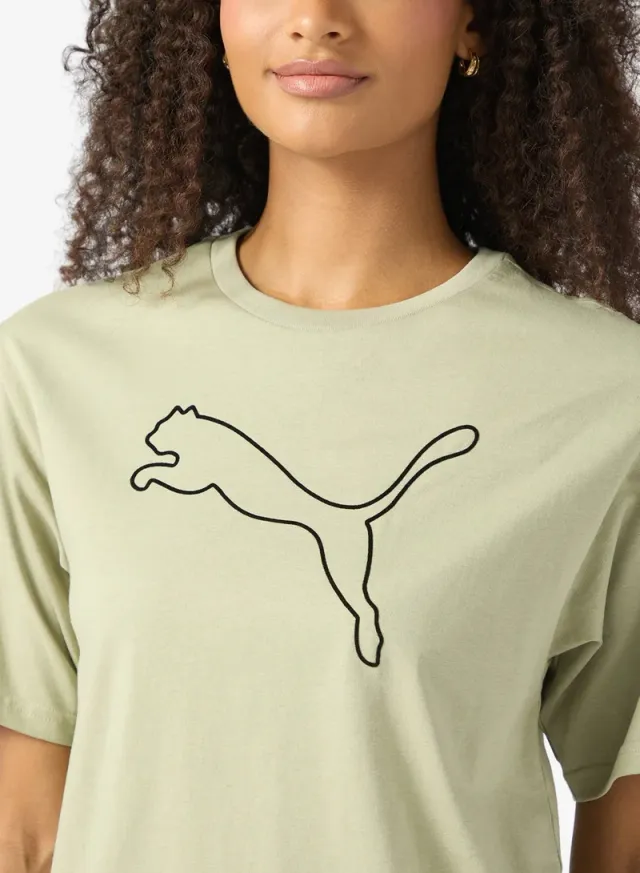 Women's Relaxed Graphic Tee Pastel Gray – image 3