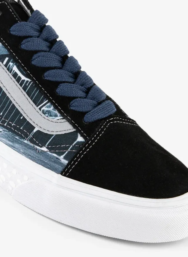 Low-Top Suede and Canvas Unisex Sneakers with Rubber Waffle Outsole – image 5
