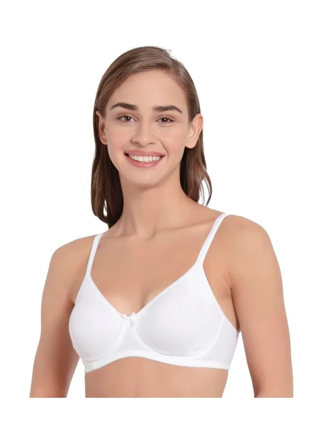 1722 Women's Non-Padded Wire-Free Everyday Bra - White