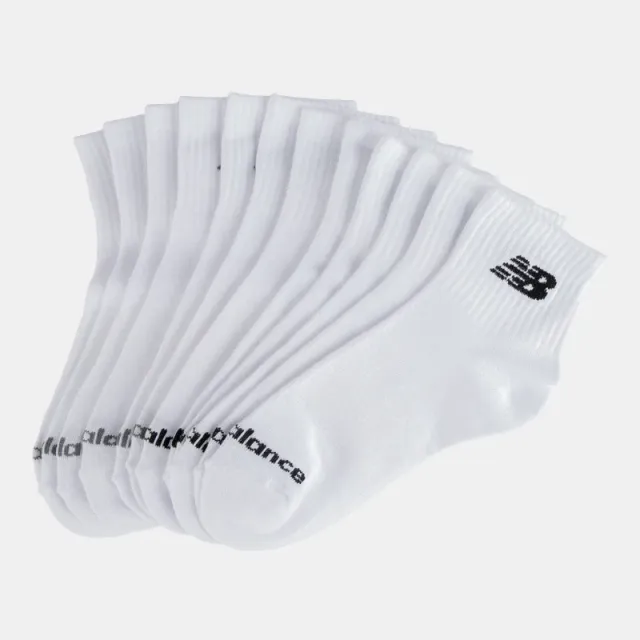 6-Pack Everyday Lightweight Ankle Socks White