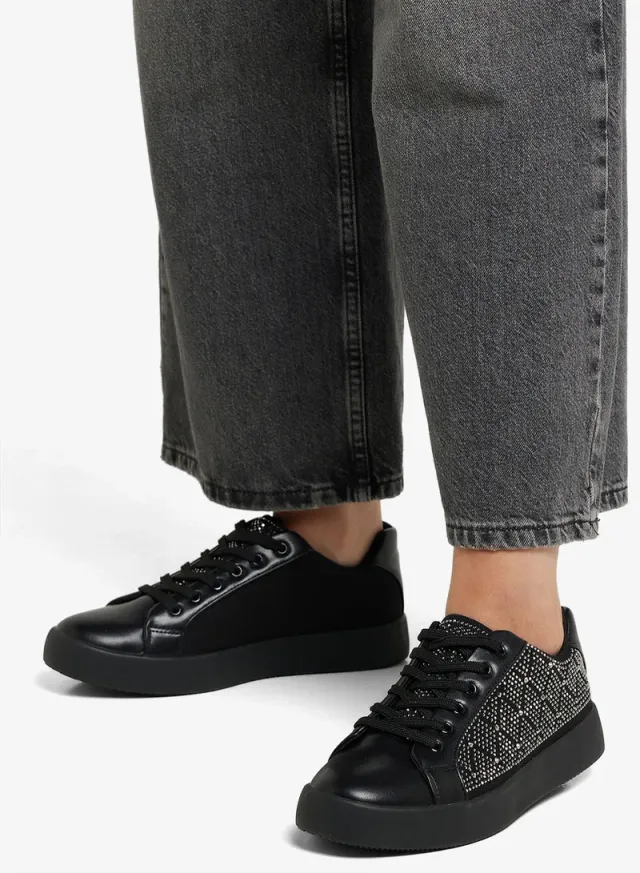 Diamante Embellished Sneakers – image 5