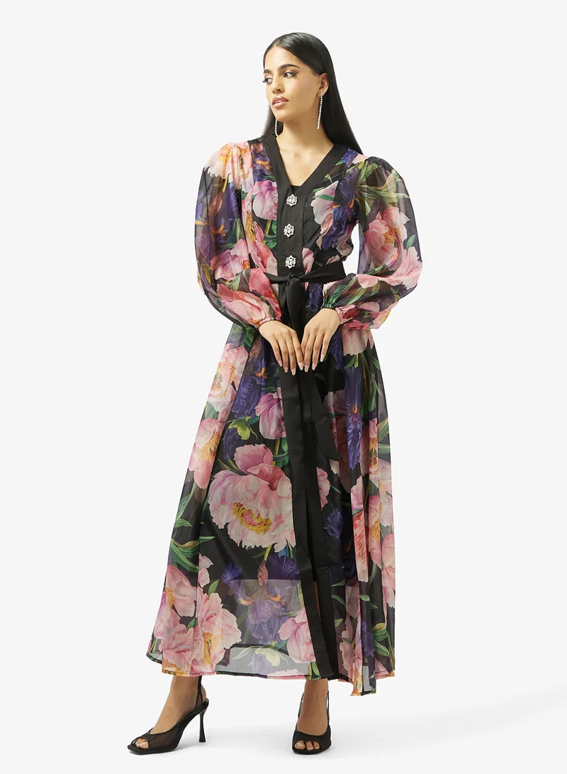 Women's Floral Print Dress