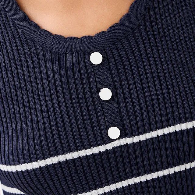 Ribbed Striped Tank Top – image 5