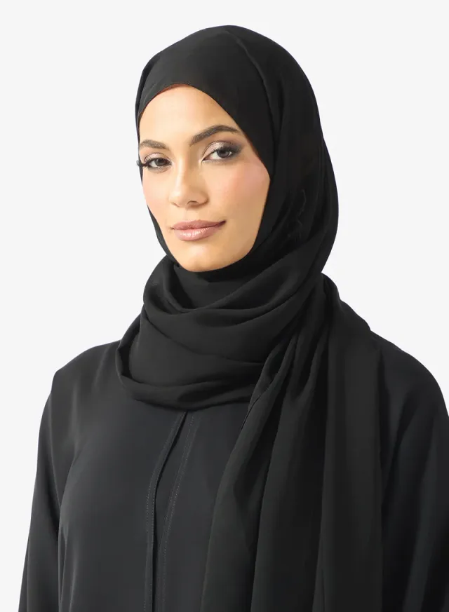 عباية وشال بطبعة زهور – صورة 4