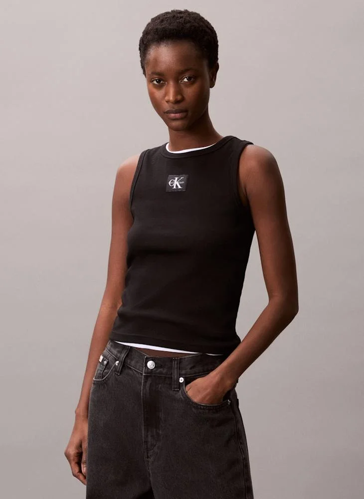 Logo Tank Top Black