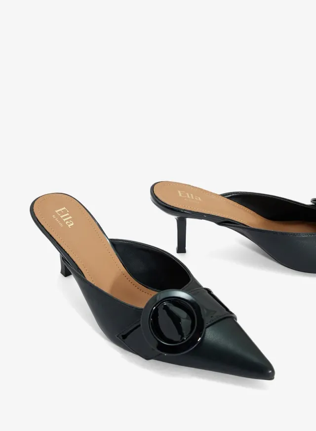 Buckle Heel Mules – image 4