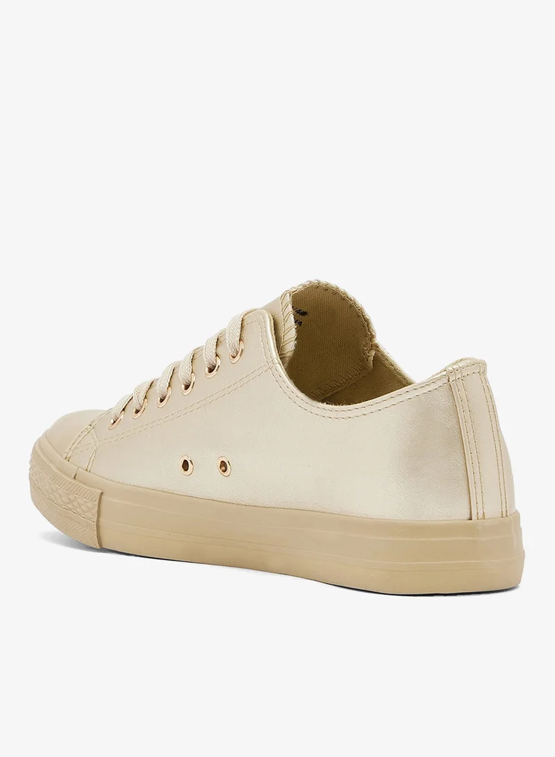 Lace Up Sneaker Pale Olive