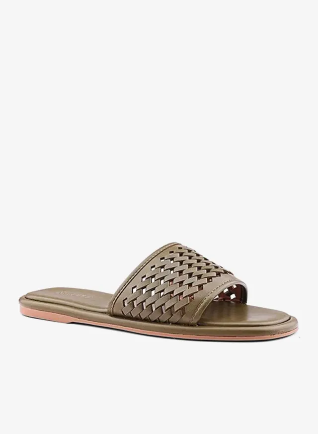 Cuple Casual Slide Sandals - Green