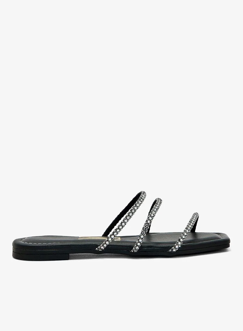 Women's Block Heel Sandals - Black
