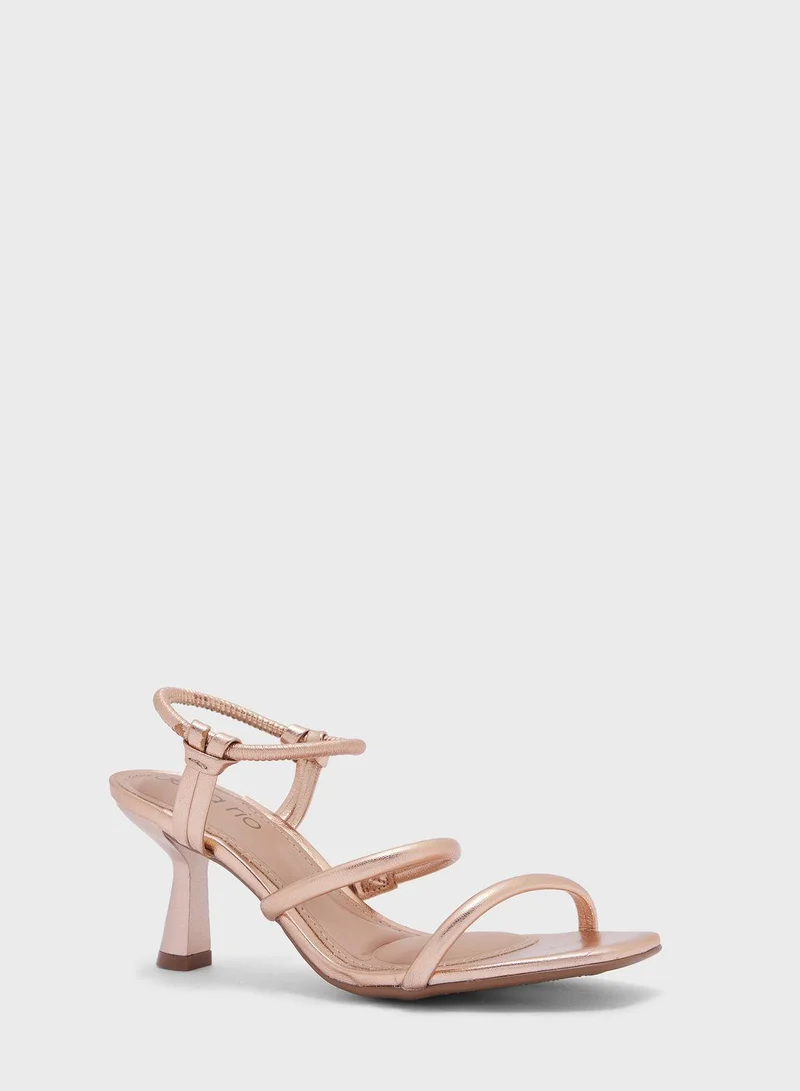 Women's Block Heel Sandals Light Beige