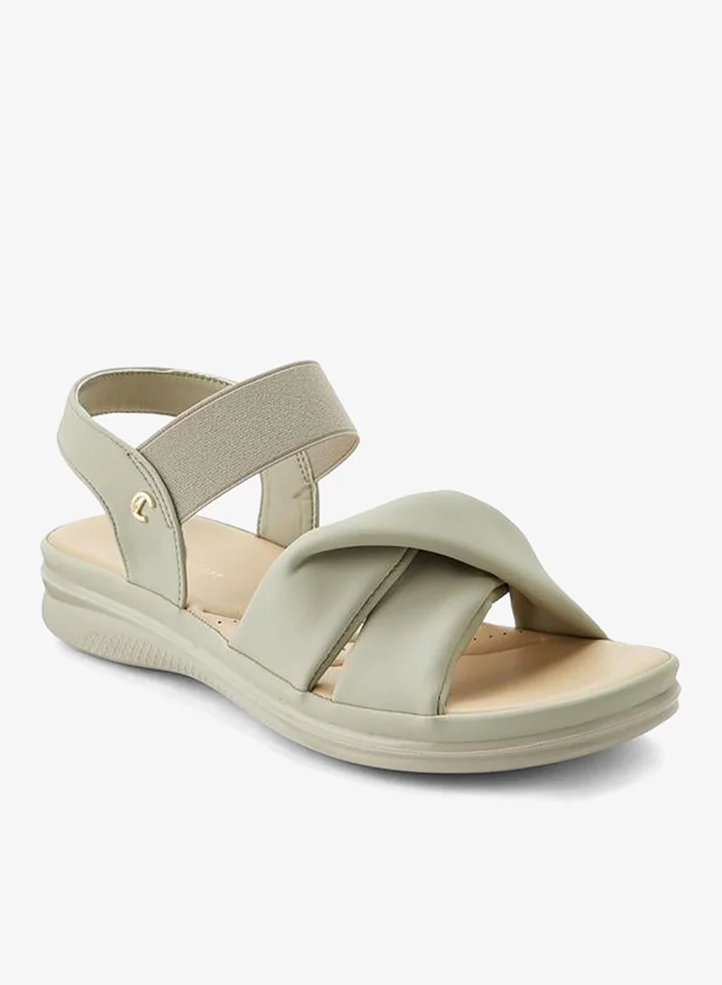 Women Cross Strap Comfort Sandals