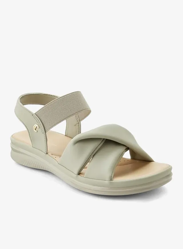 Women's Cross Strap Comfort Sandals Lilac – image 2