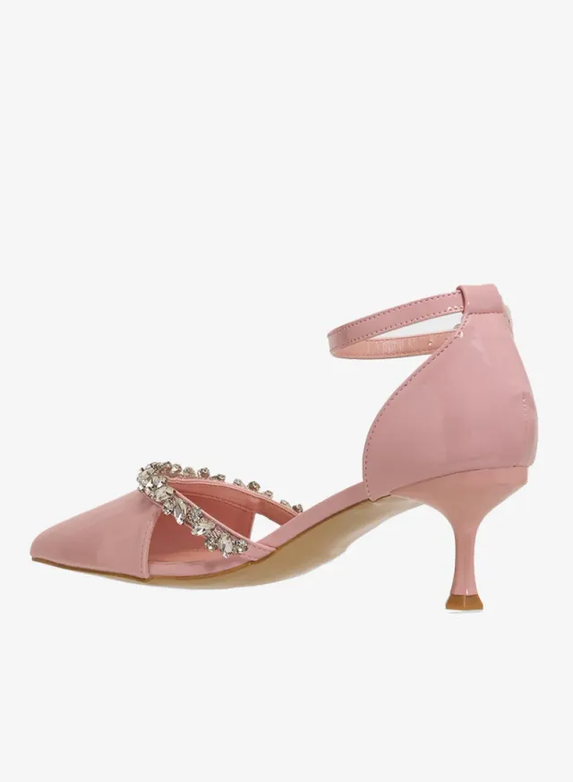 Diamante Heeled Pumps – image 3