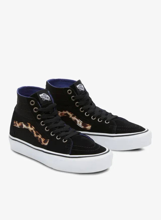 Unisex High-Top Deconstructed Skate Shoes - Black – image 2