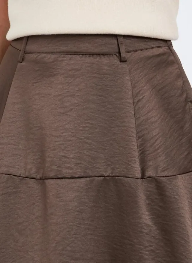 Women's High-Rise Tiered Midi Skirt – image 3