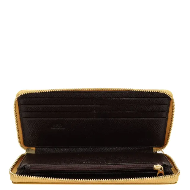 Da Milano Women's Leather Wallet Brown – image 4