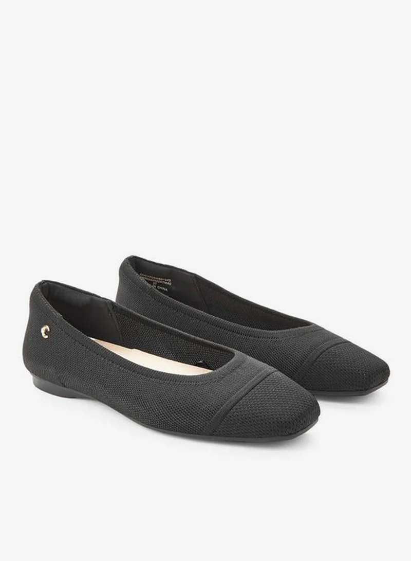 Women Textured Ballerina Shoes