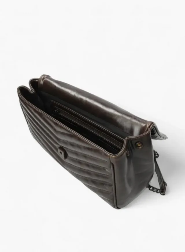 Textured Chain Shoulder Bag – image 5