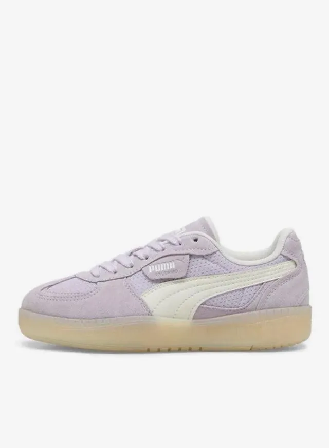 Lilac Frost Warm White Lace-Up Sneakers - Palermo Collection – image 2
