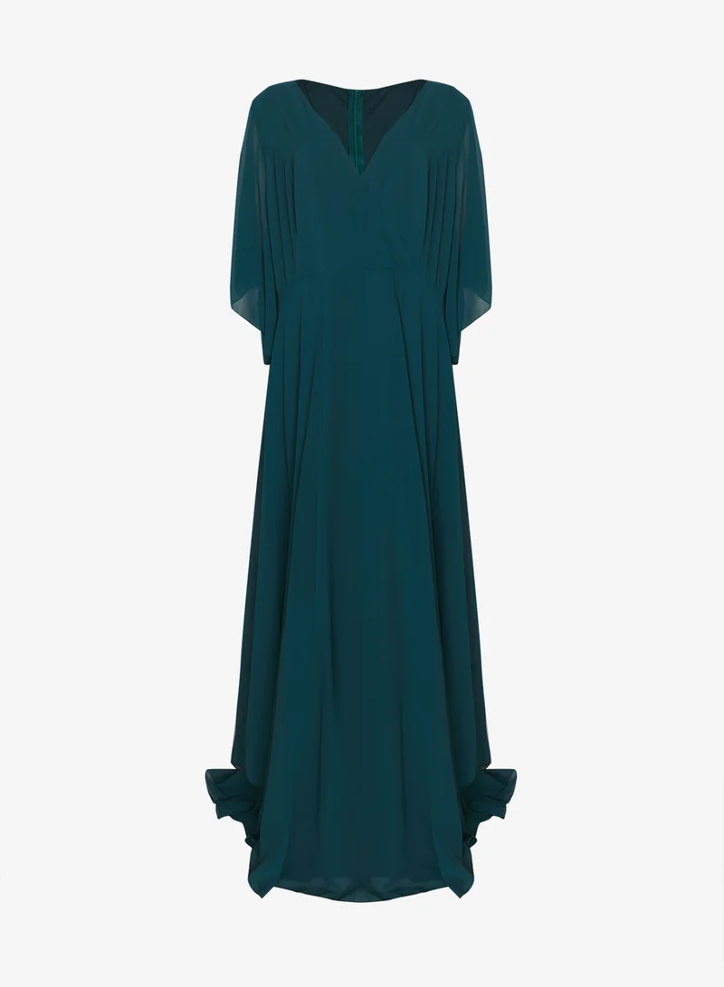 Flouncy Sleeve A-line Dress