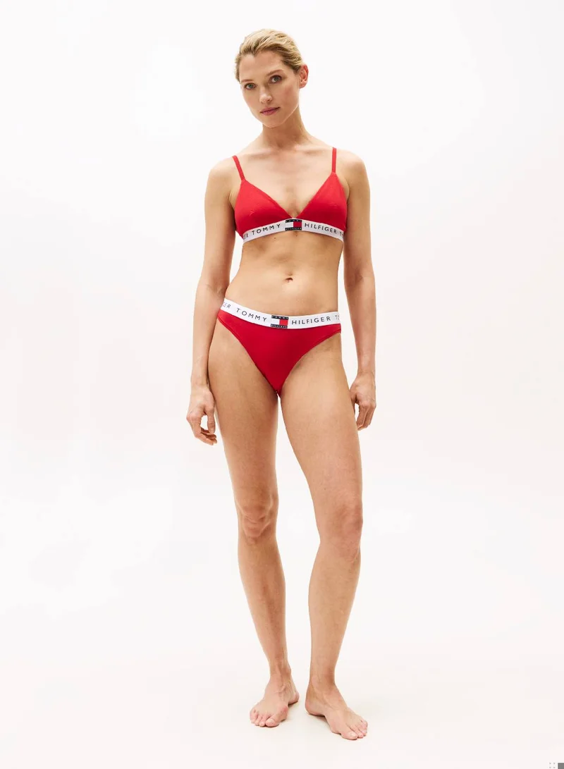 Logo Waistband Briefs Red