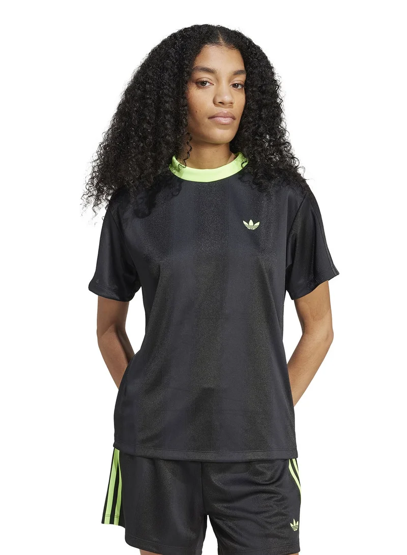 Adicolor Football Jacquard Tee Black