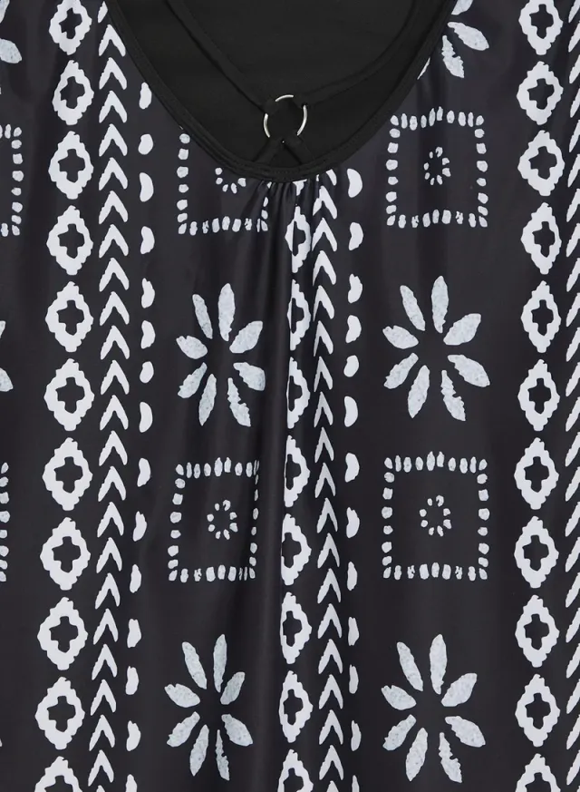 Printed Top & Shorts Set – image 6
