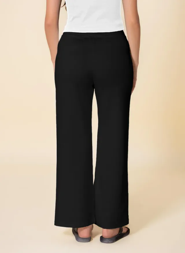 SOFT WIDE-LEG COMFORT PANTS – image 2