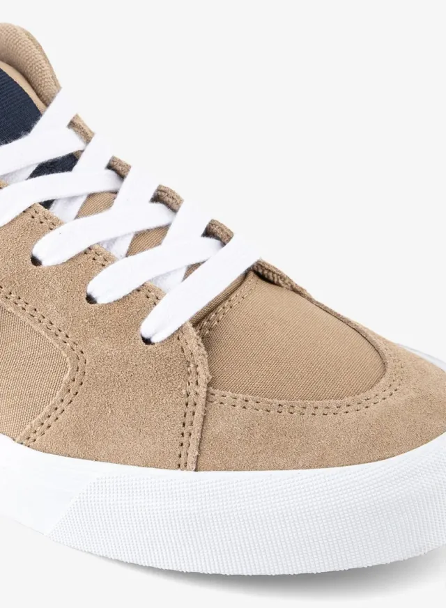 Unisex Suede Low-Top Chukka Shoes with Rubber Waffle Outsole – image 5
