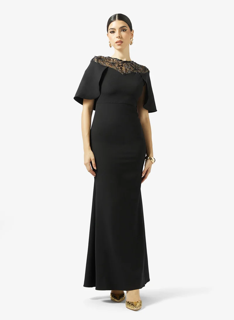 Embellished Evening Gown