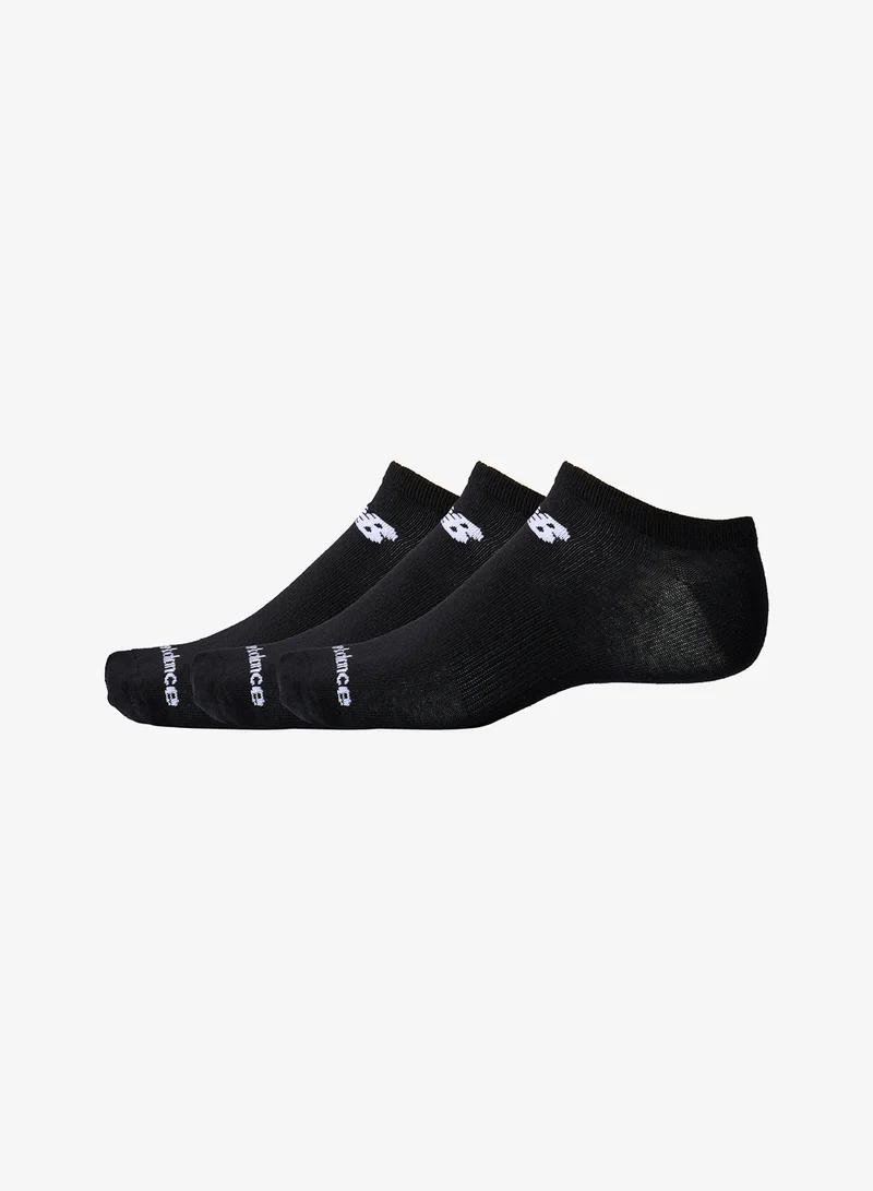 3-Pack Everyday Lightweight No Show Socks Black