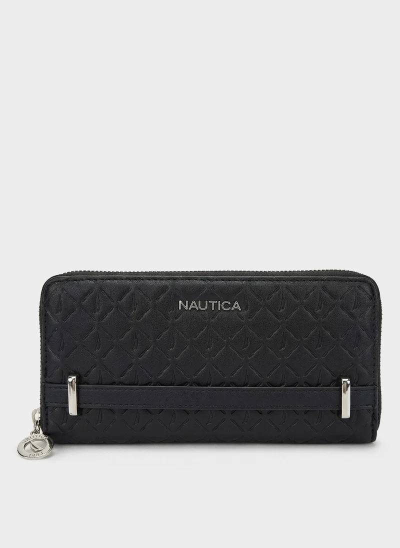 JOY Zip-Around Long Wallet Black