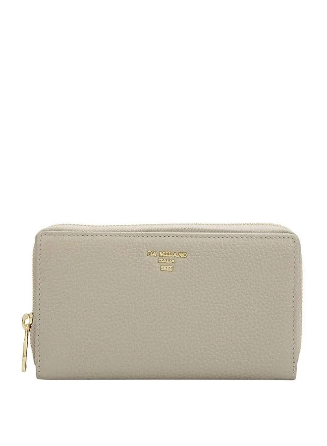 Genuine Leather Ladies Wallet Grey