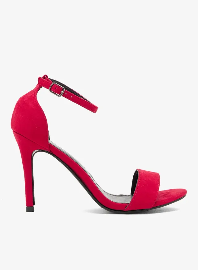 High Heel Sandals Red