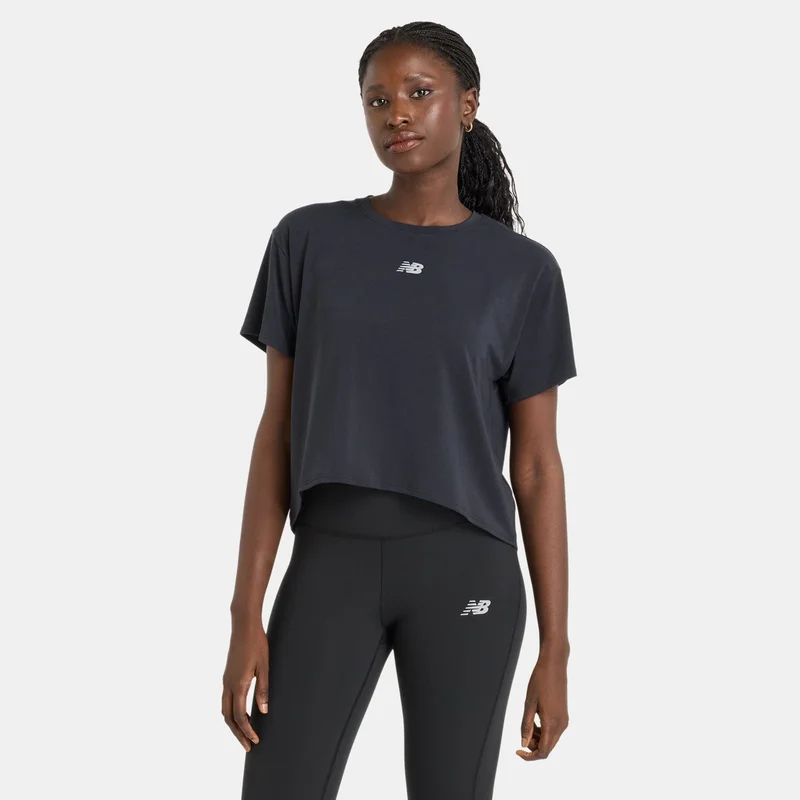 Women's Drapey Training T-Shirt Black