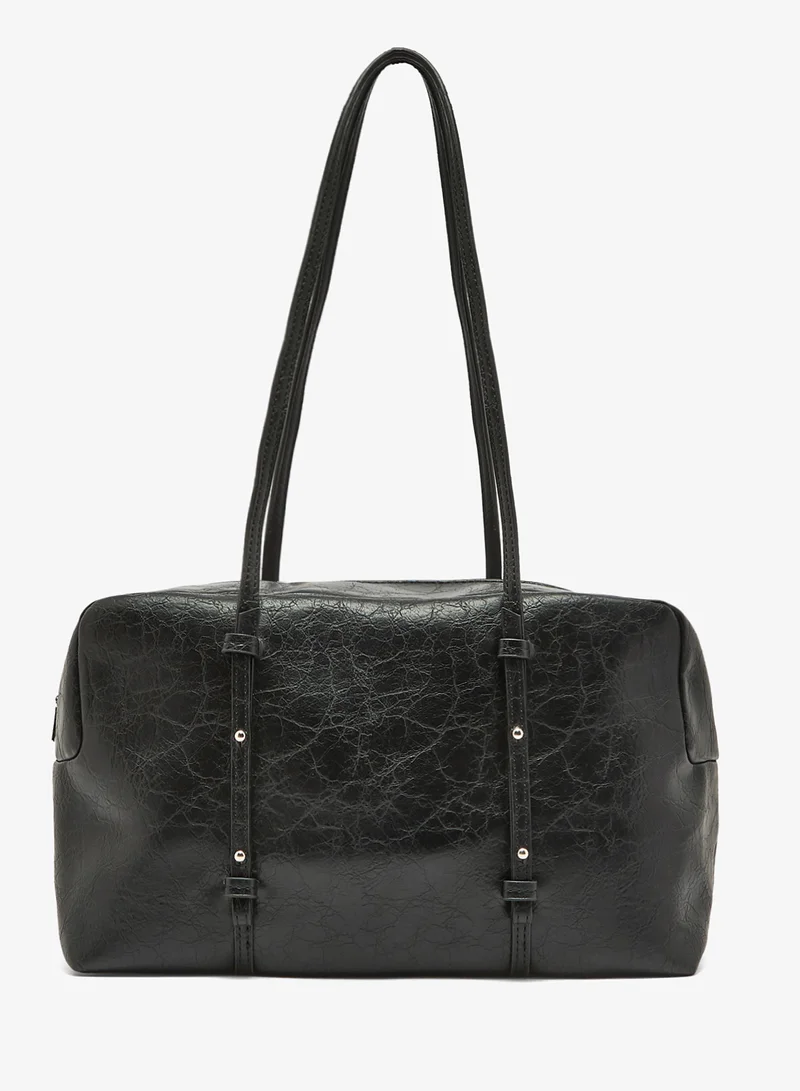East-West Tote Bag Black