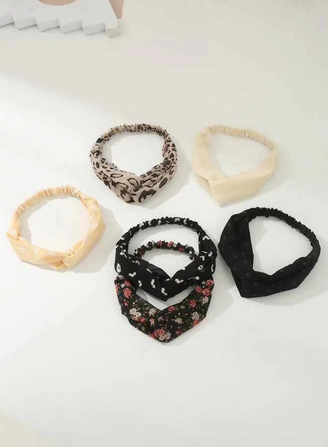 Set of 6 - Twisted Detail Headband