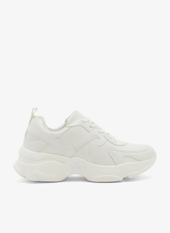 Tonal Chunky Sneaker White