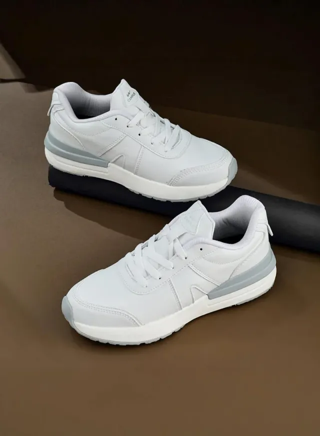 Women's Sleek Casual Sneakers White – image 2