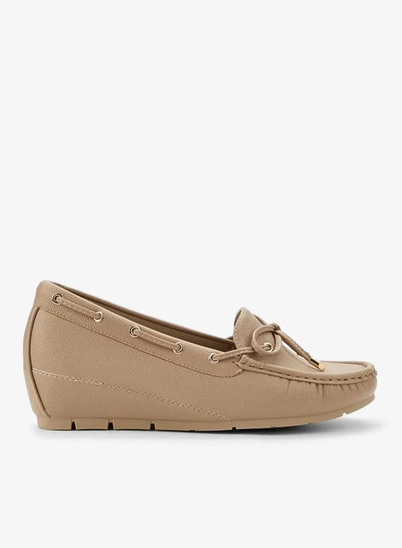 Women's Slip-On Moccasins Beige