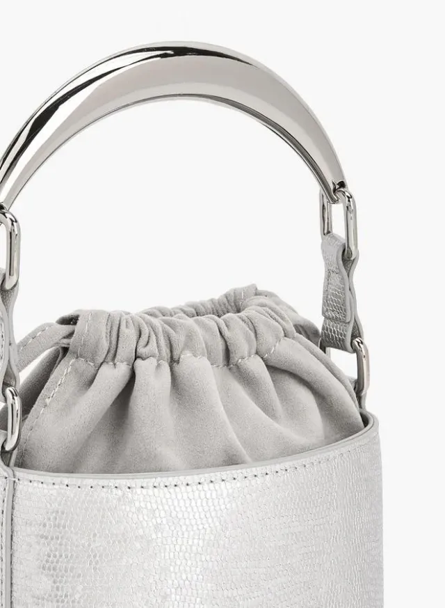 Flora Bella Textured Bucket Bag with Drawstring Closure Ramadan Collection – image 3