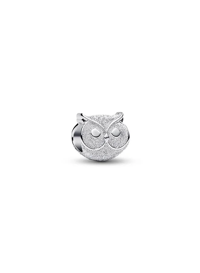 Mini Textured Owl Charm