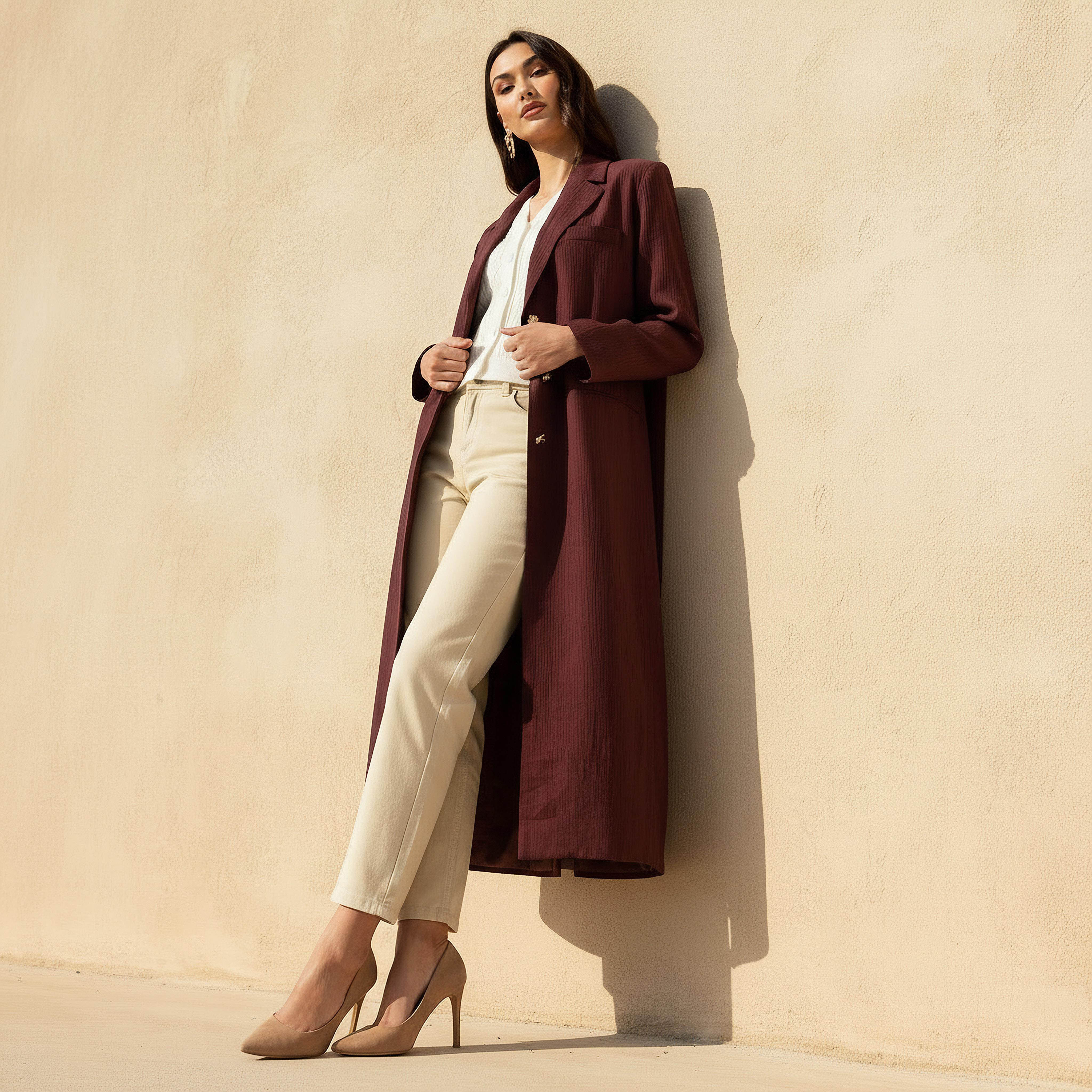 Iconic Regular Coat Brown