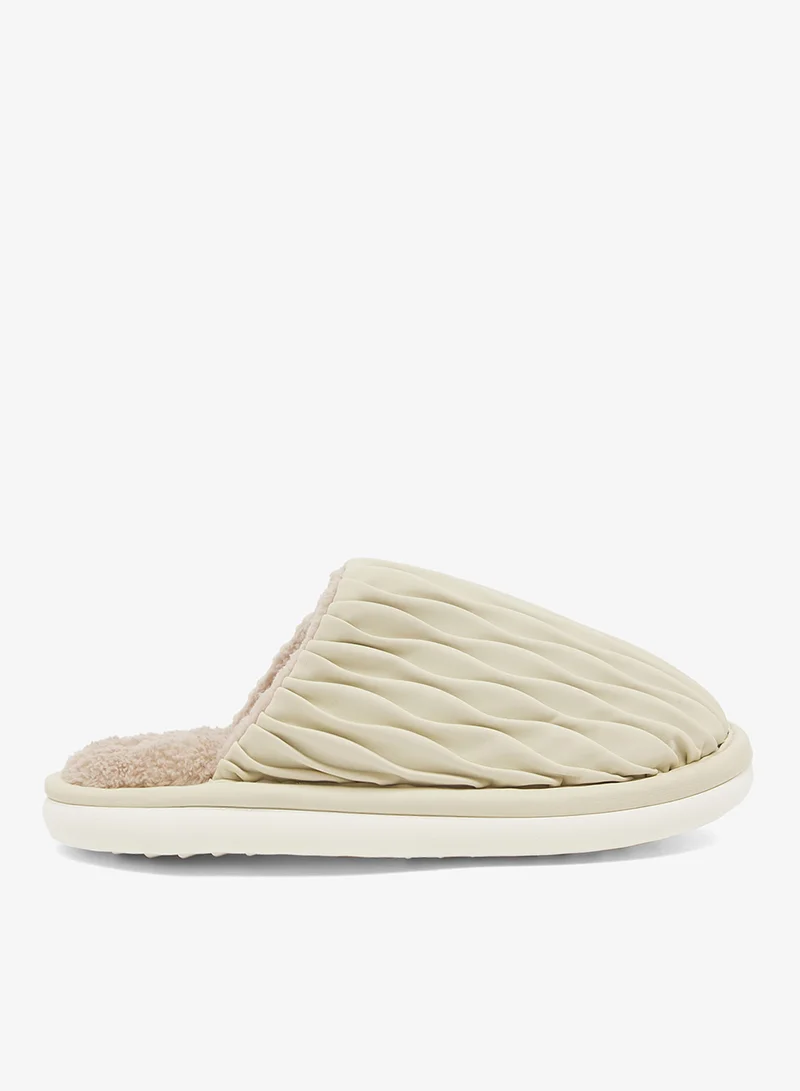 Cozy Bedroom Slippers Beige