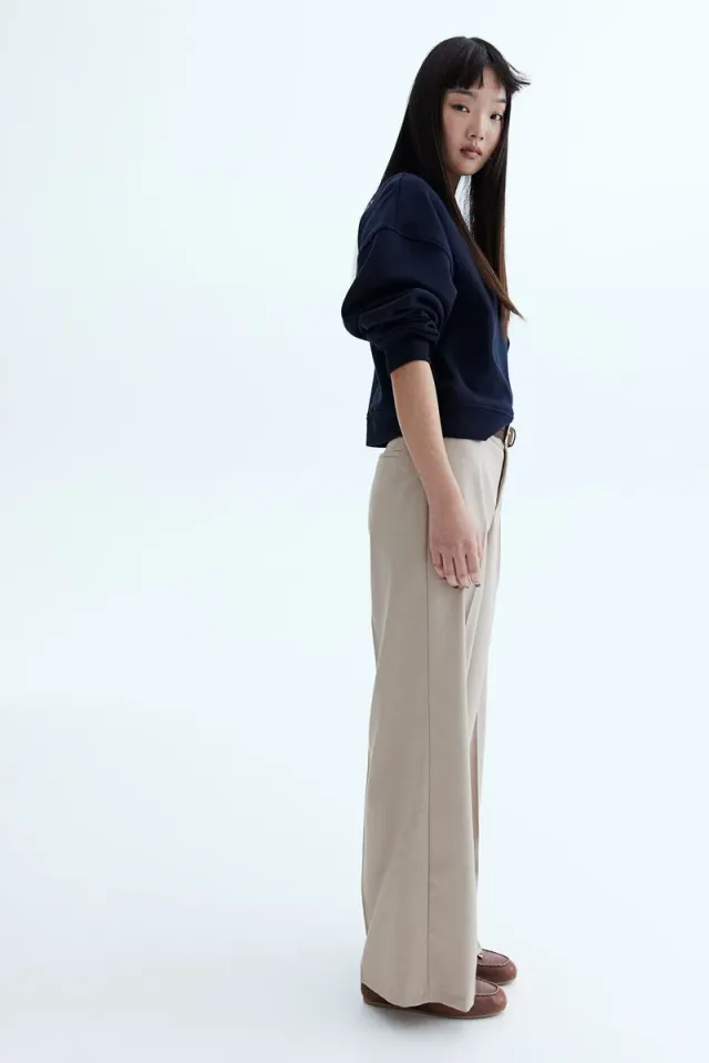 Wide-Leg Tailored Trousers – image 3