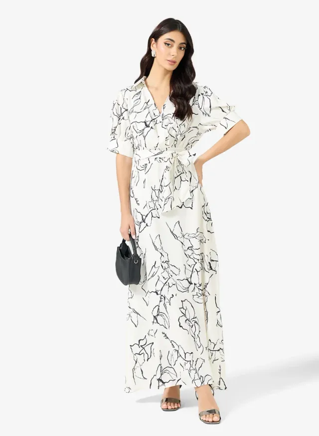 Printed Top and Skirt Set – image 4