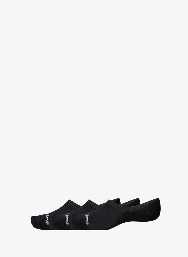 3-Pack Lightweight Liner Socks Black