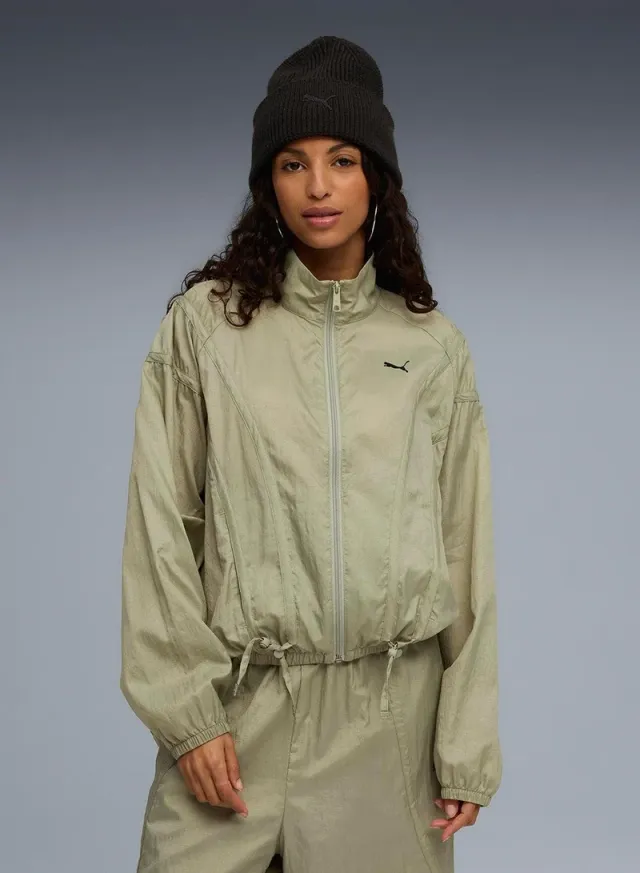 Dare To Oversized Woven Jacket Light Beige